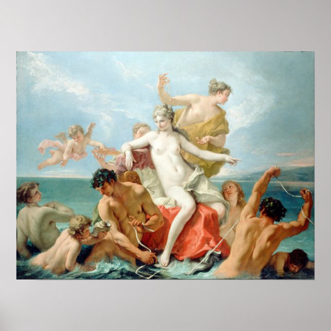 Poster Sebastiano Ricci Triumph of the Marine Venus (Frente)
