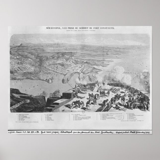 Poster Sebastopol de Fort Constantin (Frente)