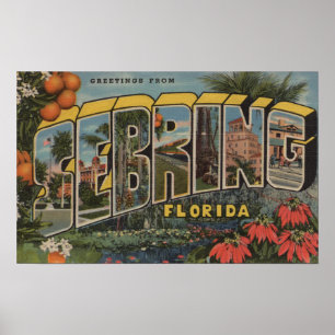 Poster Sebring, Florida - grandes cenas da letra