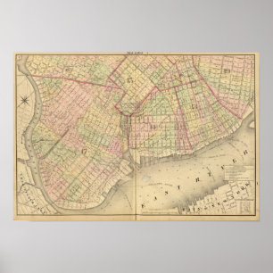 Póster Sec 1 Mapa do Brooklyn