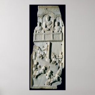 Póster Seção de um diptych