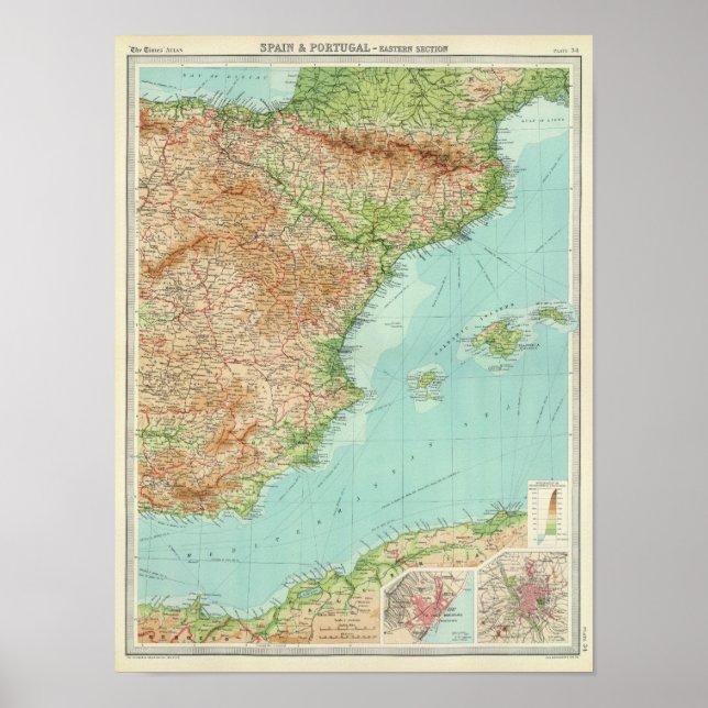 Póster Seção Leste da espanha e Portugal (Frente)