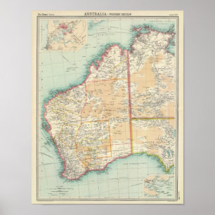 Poster Seção ocidental de Austrália