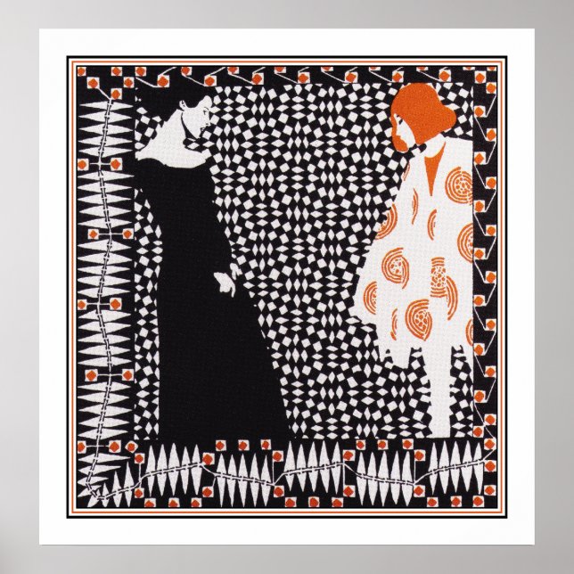 Póster Secessão de Viena - Kolo Moser Vorfruhling (Frente)