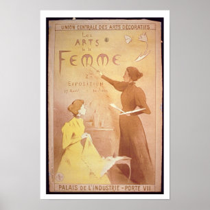 Póster 'Second Exhibition of Women's Art, Palais de L'Ind