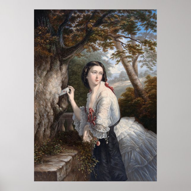 Poster Secret Corresponde: Menina nota ao Amor Proibido (Frente)