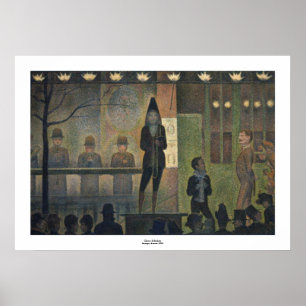 Póster Secundário de circo por Georges Seurat