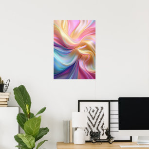 Poster Seda Colorida Pastel