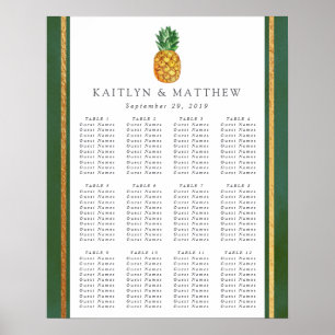 Poster Sediação da Coleção de Casamentos de Abacaxi T