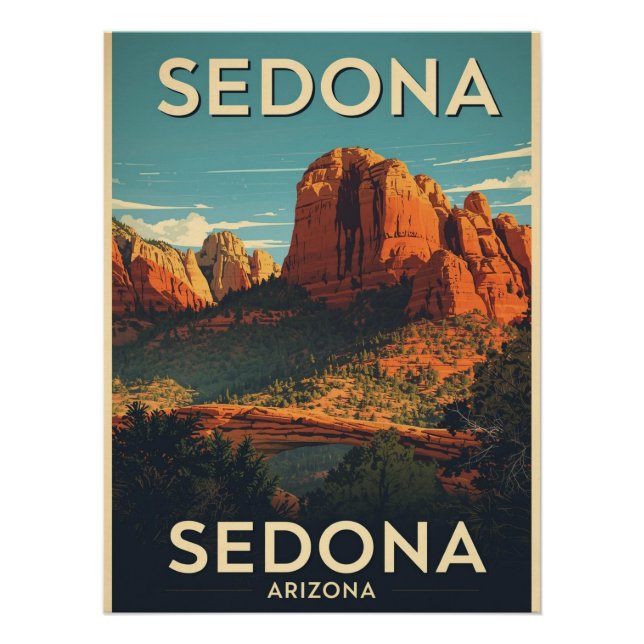 Póster Sedona Arizona (Frente)