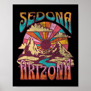 Poster Sedona Arizona Natureza Caminhadas Montanhas Ar Li