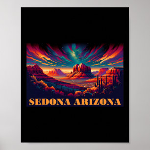 Poster Sedona Az Caminhada Ao Ar Livre Montanha Sedona EU