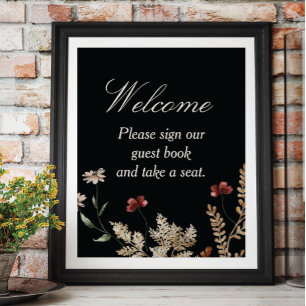 Poster Sedona Garden Wedding Sign