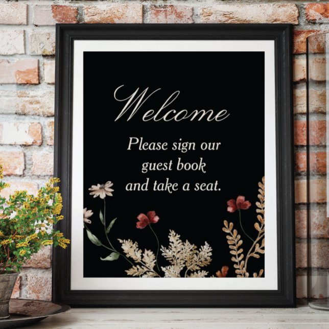 Poster Sedona Garden Wedding Sign (Criador carregado)