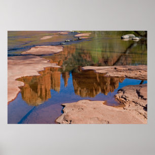 Póster Sedona, reflexões 4021 da arizona
