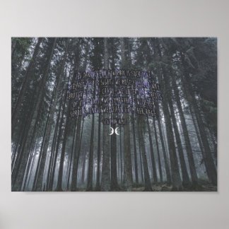 Poster Segovia Amil Witchy Poem