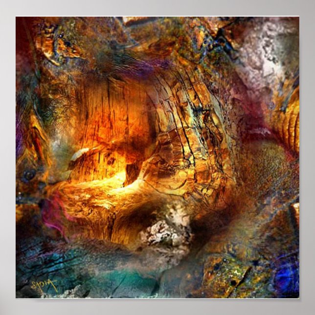 Póster Segredos Escuros (Frente)