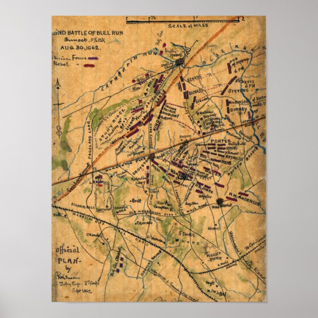 Poster Segunda Batalha de Bull Run 5 (Frente)