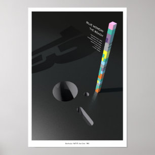Póster Segunda-feira azul inspirada