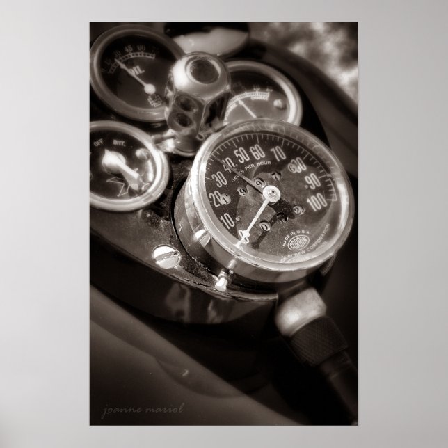 Poster Segunda-feira de moto (Frente)