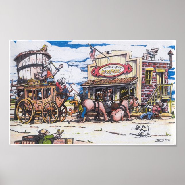 Póster Segunda-feira palco (Frente)