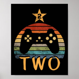 Poster Segunda segundo aniversário do Jogo de Vídeo de 2 