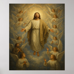 Poster Segunda Vinda da Arte da Parede Jesus™ LDS