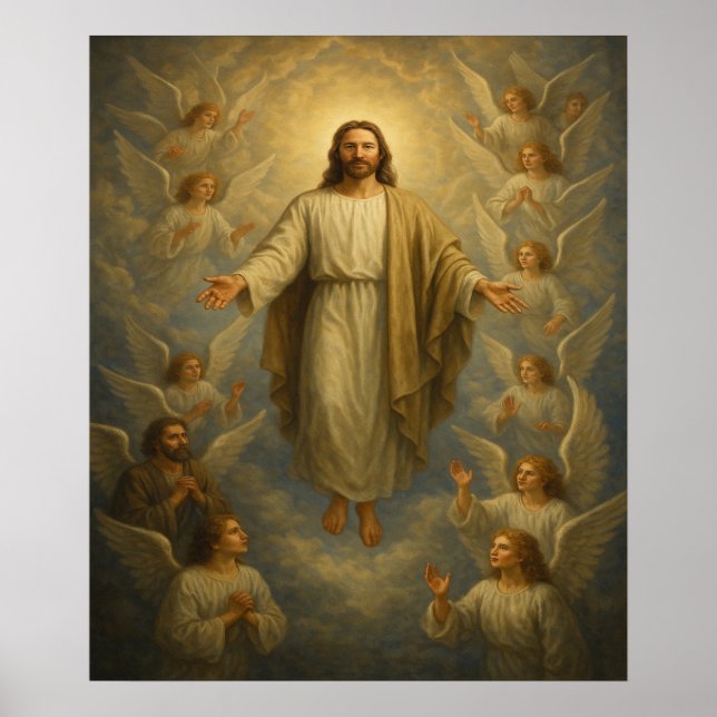 Poster Segunda Vinda da Arte da Parede Jesus™ LDS (Frente)