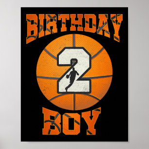 Poster segundo aniversário Outfit Boy Bysketbyll Segundo
