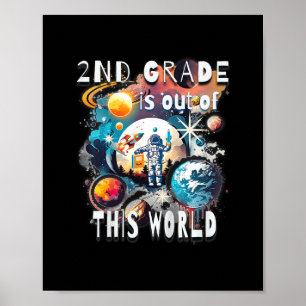 Poster Segundo De Crianças Está Fora Desta Rua De Ano Esc