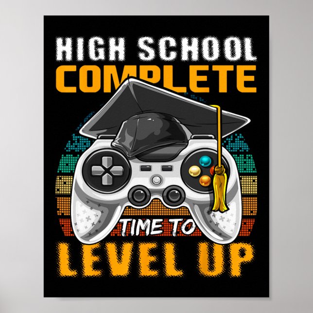Poster Segundo grau Concluído Graduação do Mais velho de  (Frente)
