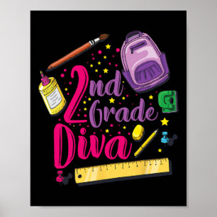 Poster segundo Grau Diva Primeiro Dia De Menina De Escola