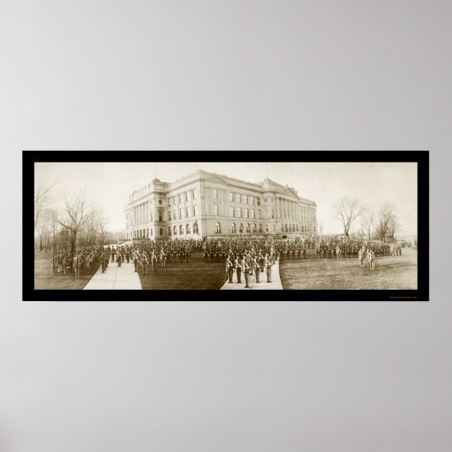 Póster Segundo grau Omaha Foto 1914 (Frente)