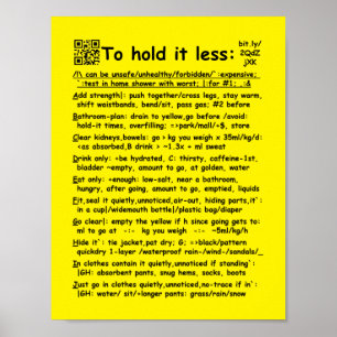 Poster "Segurá-lo menos" pequeno pôster