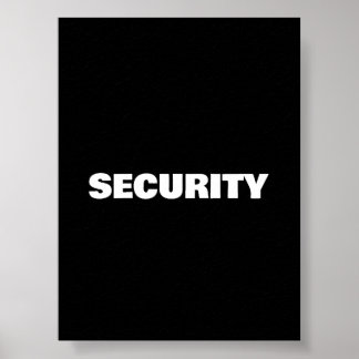 Poster Segurança