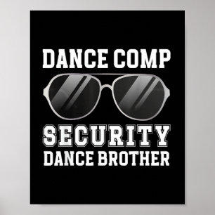 Poster Segurança da Competição de Dança Irmão Dançarino D