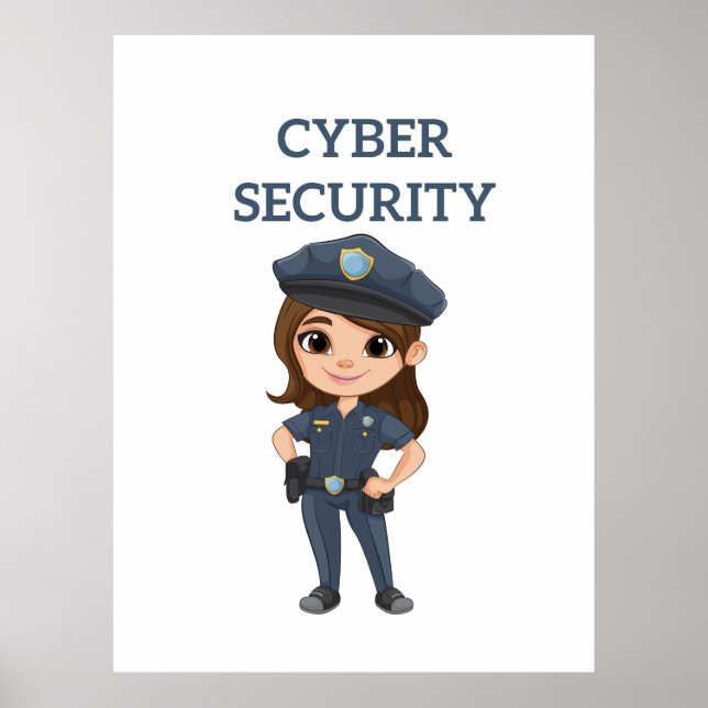 Poster Segurança de TI: Digital Defender (Frente)