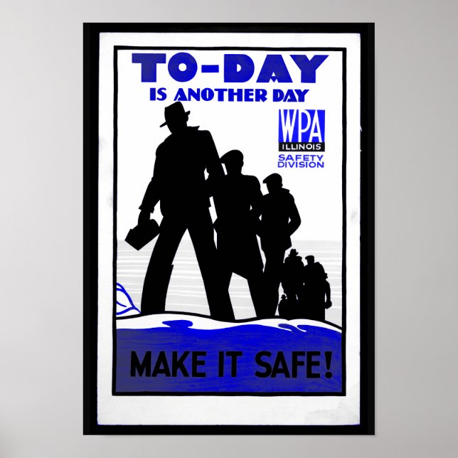 Poster Segurança no Local de Trabalho (Frente)