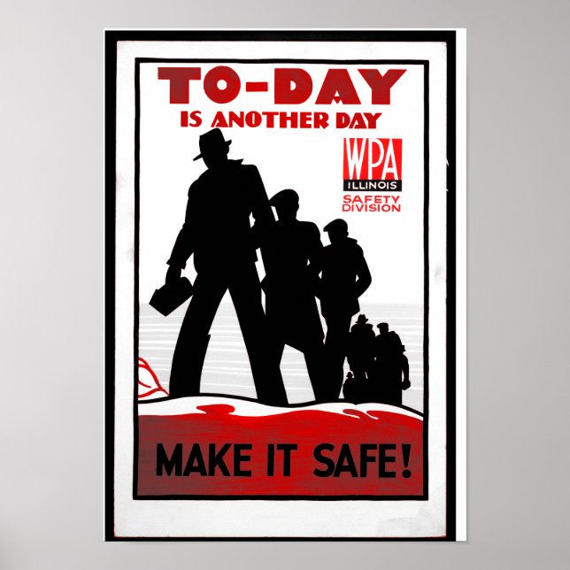 Poster Segurança no Local de Trabalho (Frente)