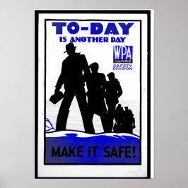 Poster Segurança no Local de Trabalho