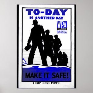 Poster Segurança no Local de Trabalho