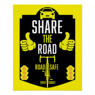 Póster Segurança rodoviária
