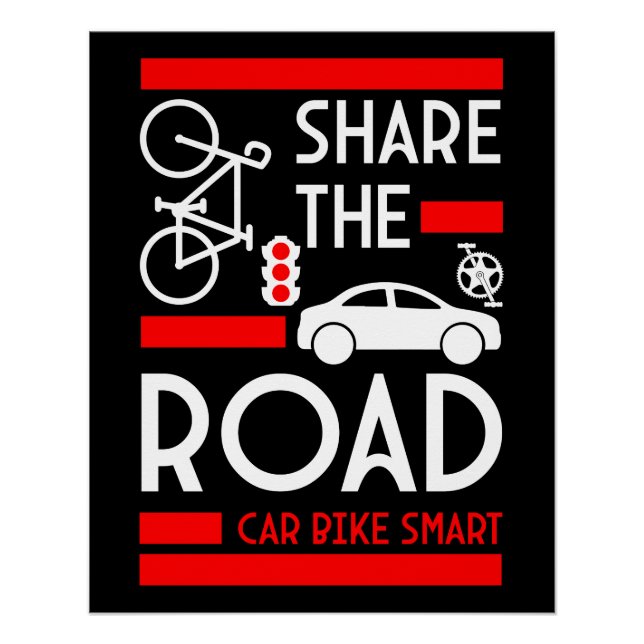 Póster Segurança rodoviária Semana nacional da segurança  (Frente)