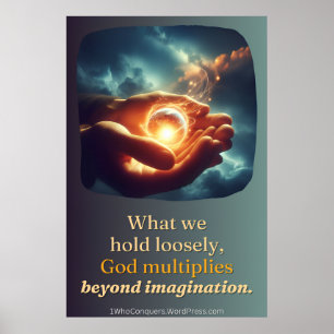 Poster Segurando o Universo levemente