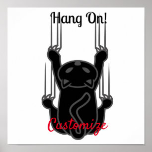 Poster Segure no Thunder_Cove de Gato Preto