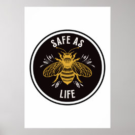 Poster Seguro como a Vida
