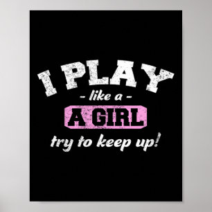 Poster Sei Que Toco Como Uma Rapariga - Futebol De Esport