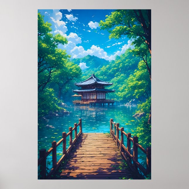 Poster (Seijaku no Kohan) -  Lakeside Serenity (Frente)