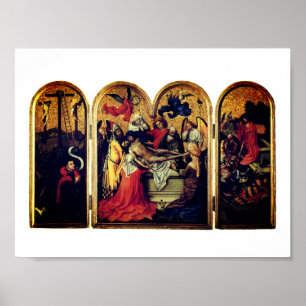 Poster Seilern Triptych (por Robert Campin)