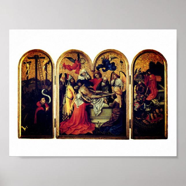 Poster Seilern Triptych (por Robert Campin) (Frente)